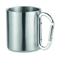 Tazza in metallo con moschettone