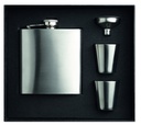 Fiaschetta sottile da tasca con set di 2 tazze