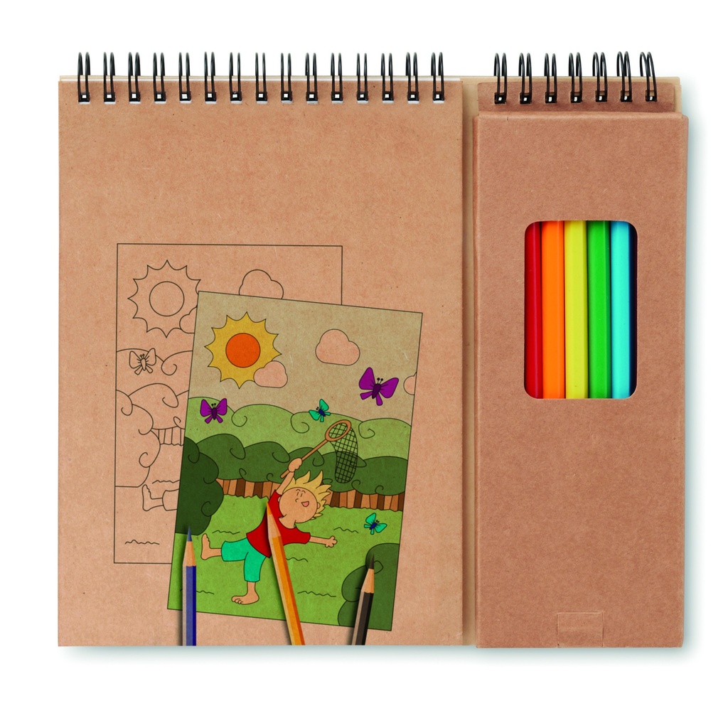 [MO8769-13] Set da colorare con blocco note