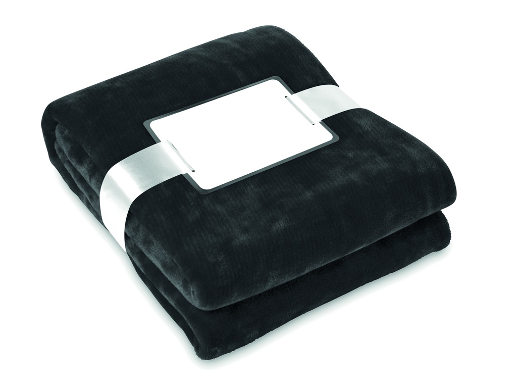 [MO9088-03] Flanella da coperta (Nero)