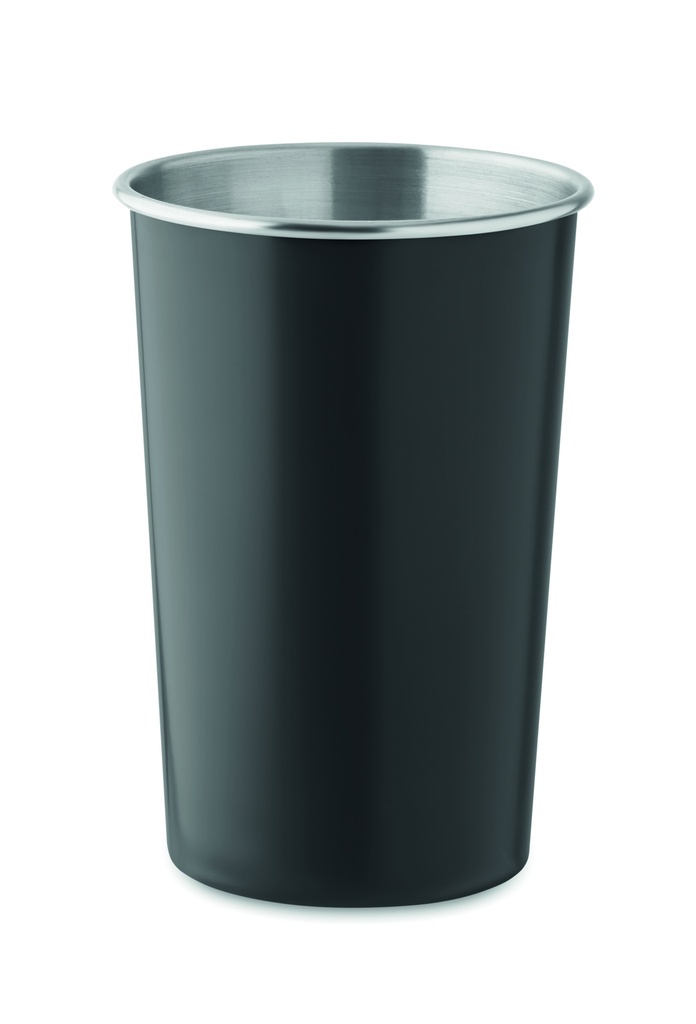 [MO2063-03] Tazza in acciaio inossidabile riciclato (Nero)