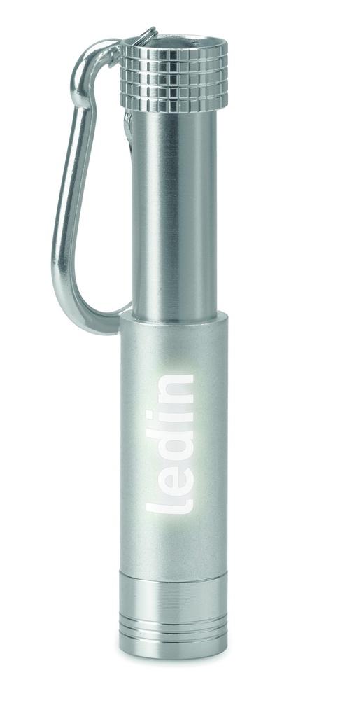 Portachiavi a LED in alluminio / ABS