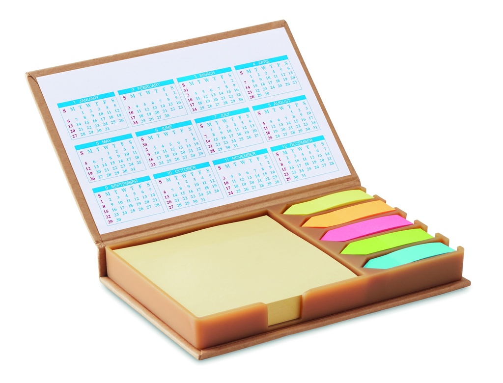 [MO9394-13] Set di promemoria da scrivania con calendario