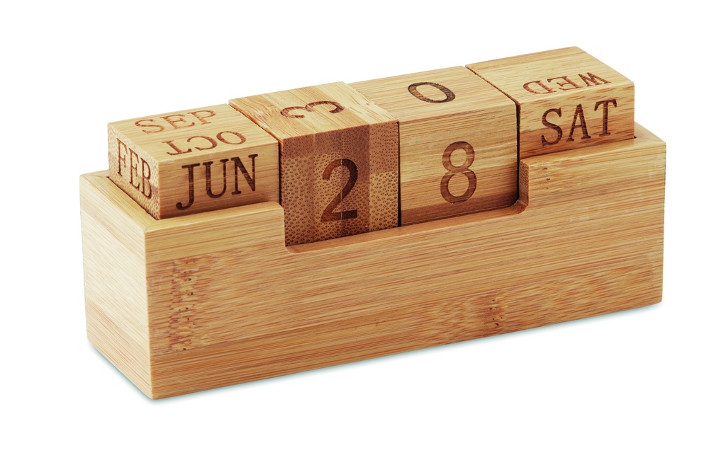 Calendario di bambù