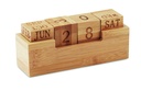 Calendario di bambù