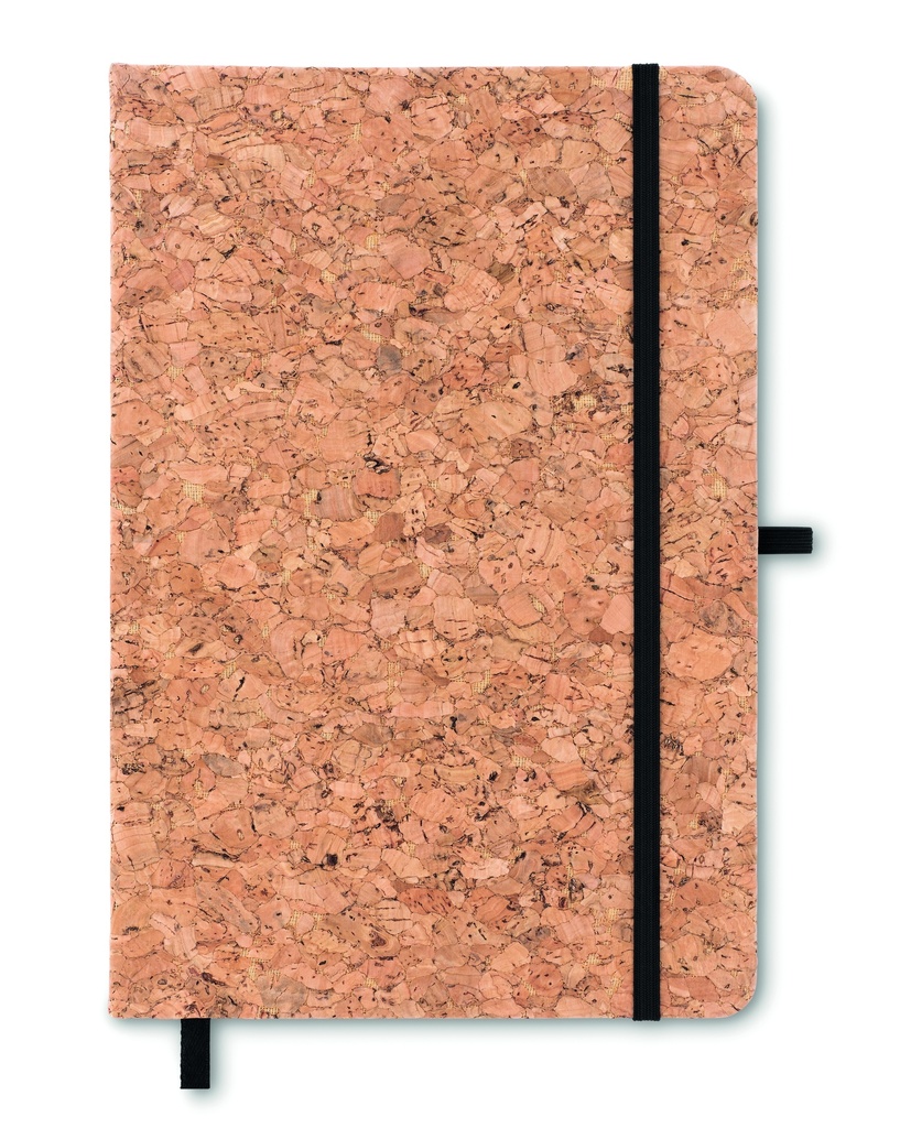 Quaderno in sughero formato A5 con 96 pagine a righe