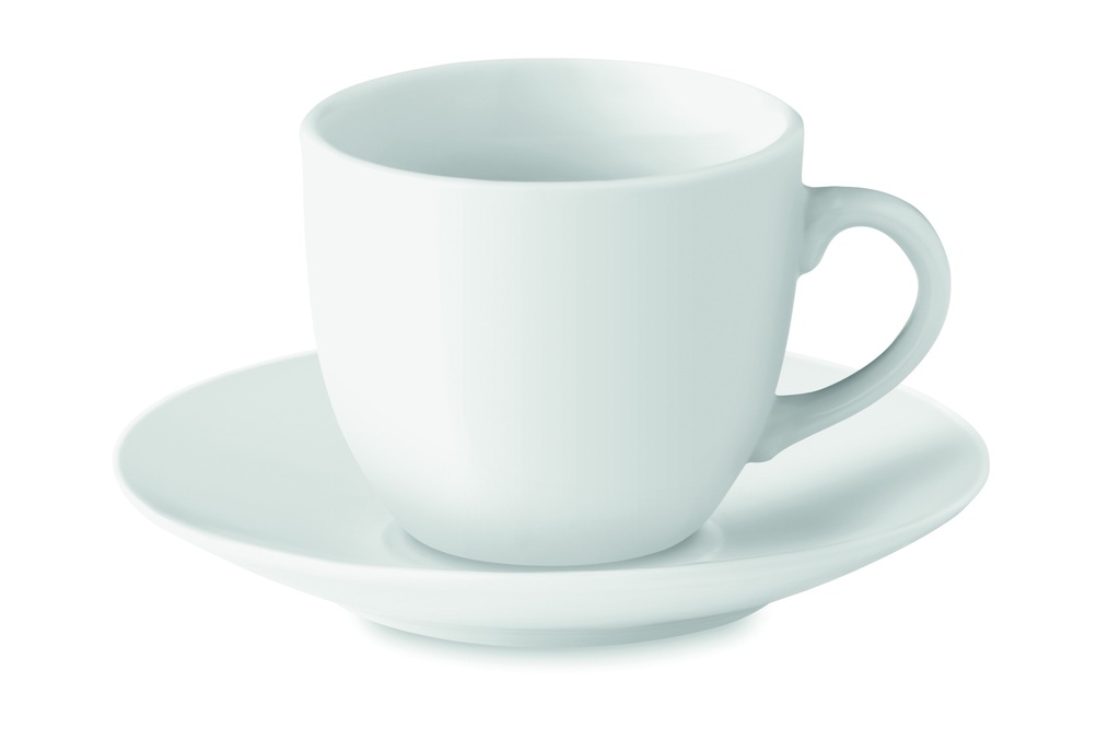 Tazzina da caffè espresso con piattino da 80 ml