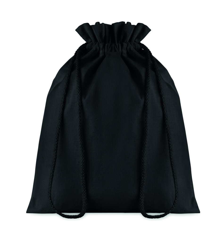 Borsa media in cotone con coulisse