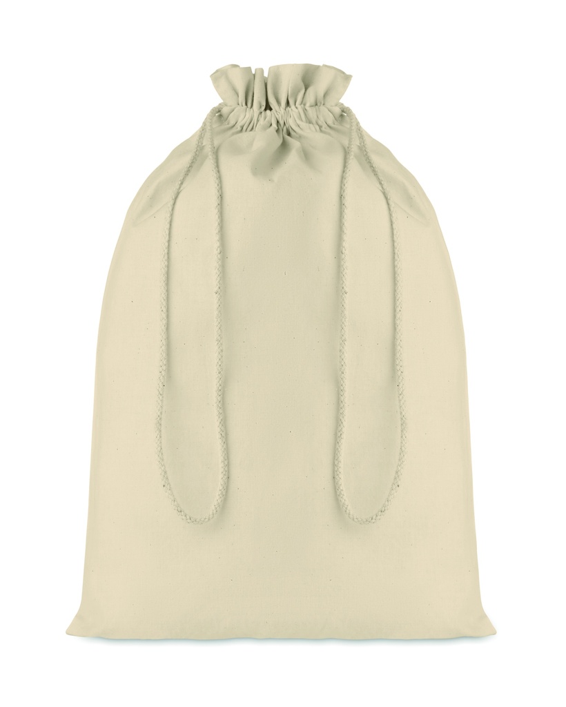 Borsa grande in cotone con coulisse
