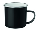 Tazza in metallo con rivestimento in smalto