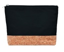 Pochette cosmetica in sughero e cotone