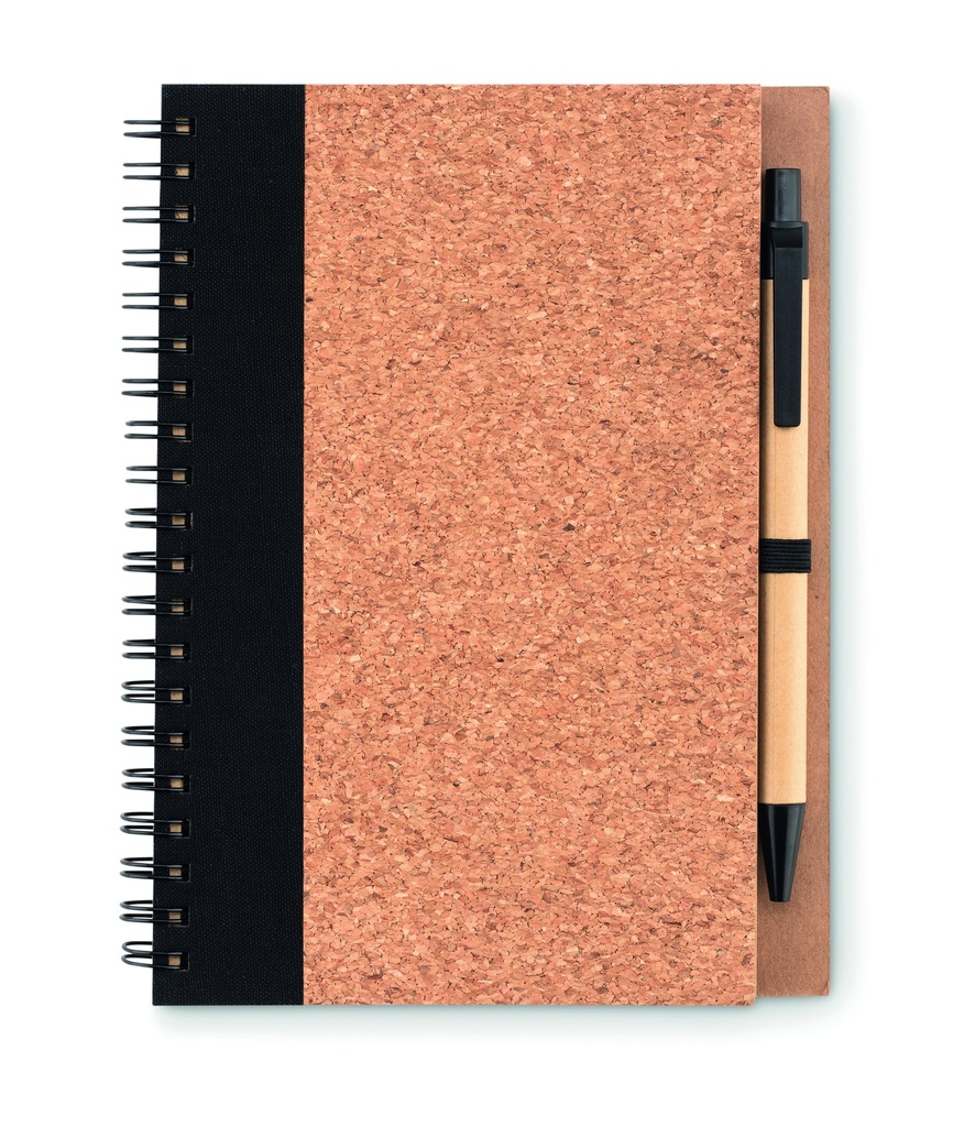 Quaderno in sughero con penna