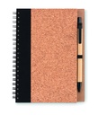 Quaderno in sughero con penna