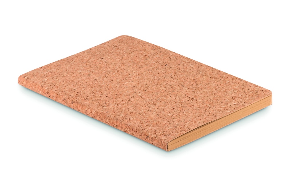 Quaderno in sughero formato A5 con 96 pagine a righe