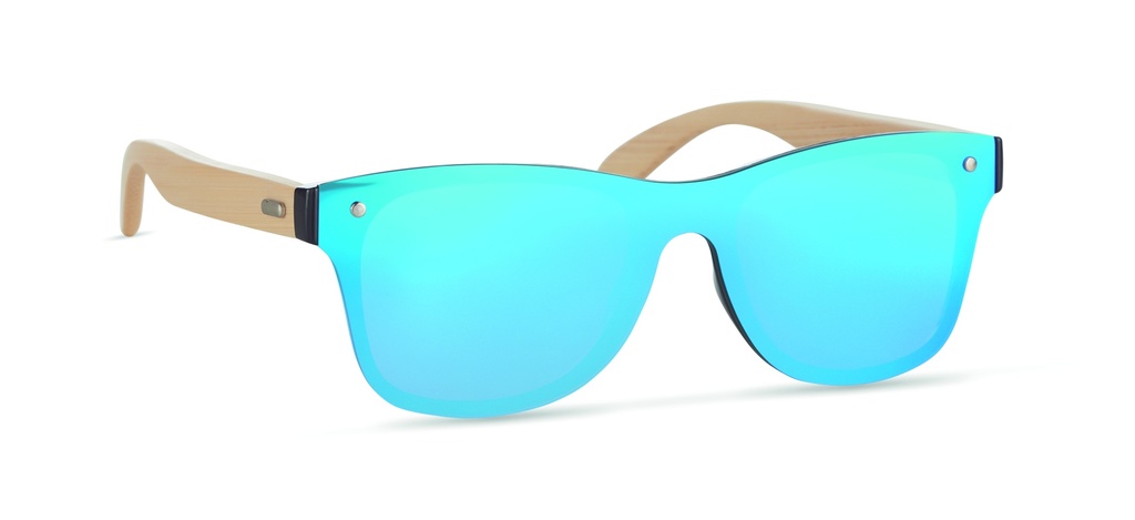 [MO9863-04] Occhiali da sole con lenti a specchio (Blu)