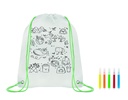 Borsa per bambini in tessuto non tessuto con penne
