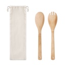 Set di utensili in bambù per insalata