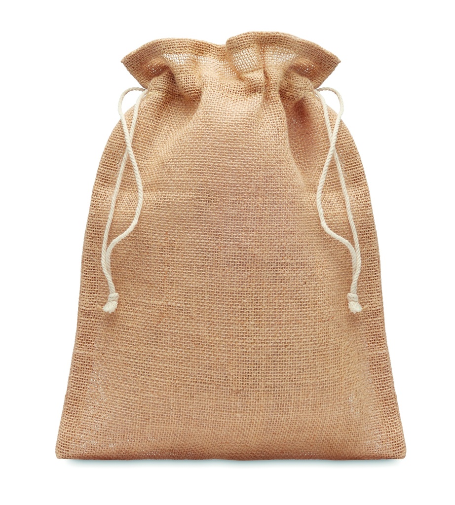 Sacchetto regalo piccolo in juta, 14 x 22 cm