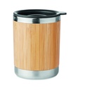 Bicchiere termico con rivestimento in bambù da 250 ml