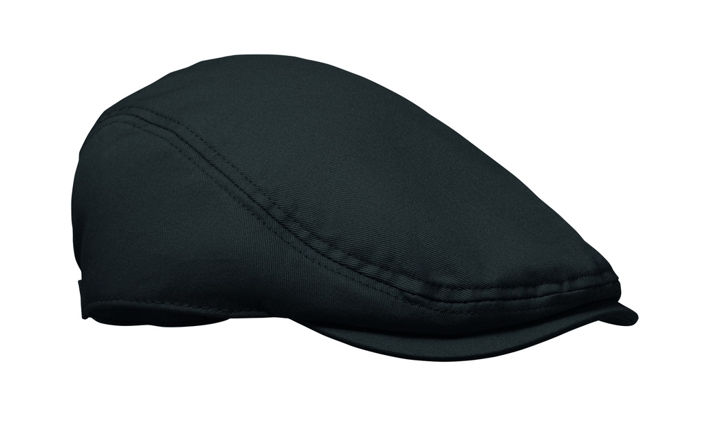 [MO2850-03] Gatsby cappello piatto 235 gr / m² (Nero)