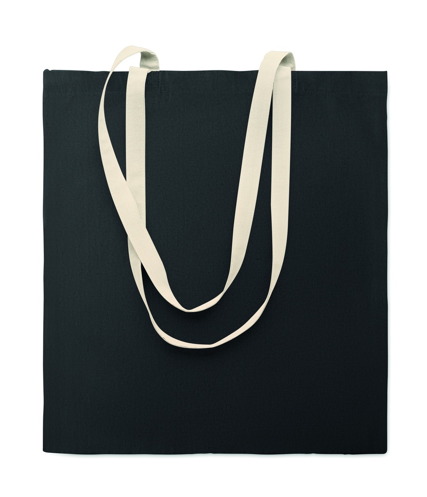 [MO2868-03] Borsa per la spesa in cotone da 140 gr / m² (Nero)