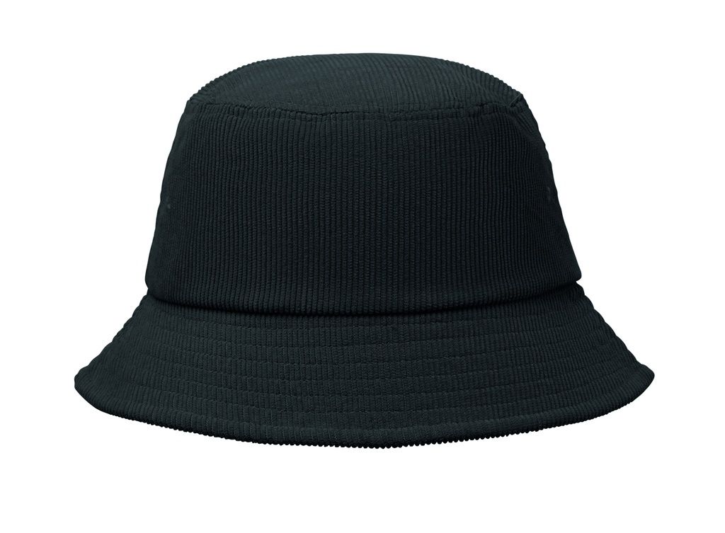 Cappello a secchiello in velluto a coste