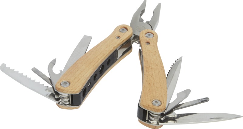 Multiutensile grande in legno a 12 funzioni