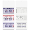 Calendario da muro trittico