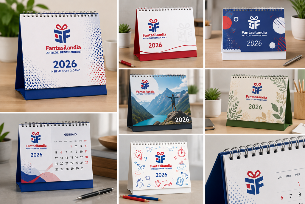 Calendario da tavolo con spirale