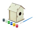 Kit fai da te per casetta per uccelli in legno