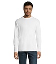 T-shirt bianca 150 uomo m/l girocollo - cotone jersey