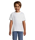 T-shirt bianca 150 bambino m/c girocollo - cotone jersey