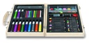 Set dell'artista in scatola di legno