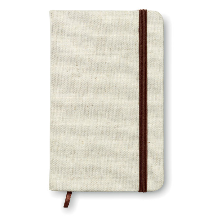 Notebook con cover in canvas