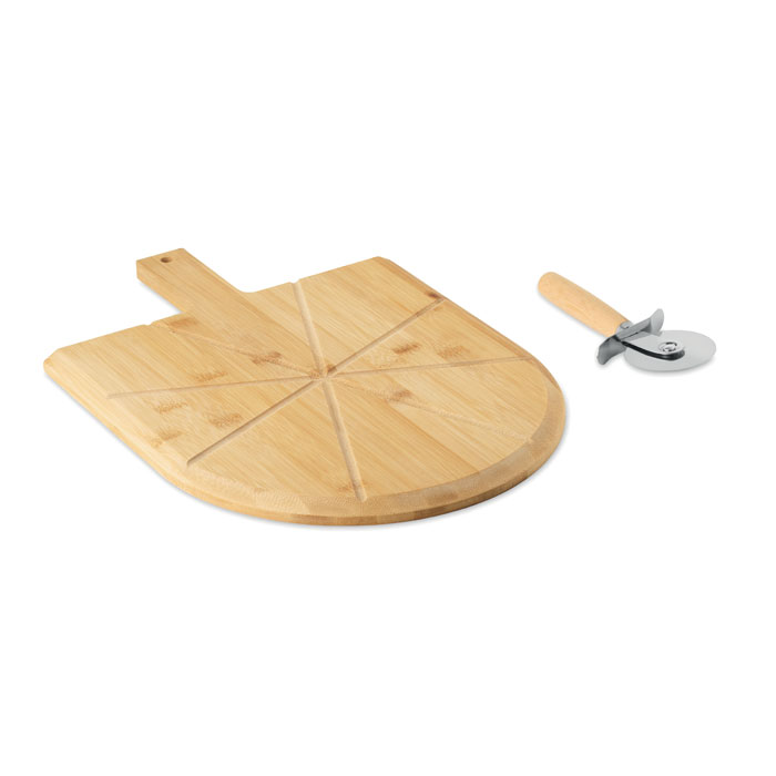 [MO3202-40] Tagliere per pizza in bambù