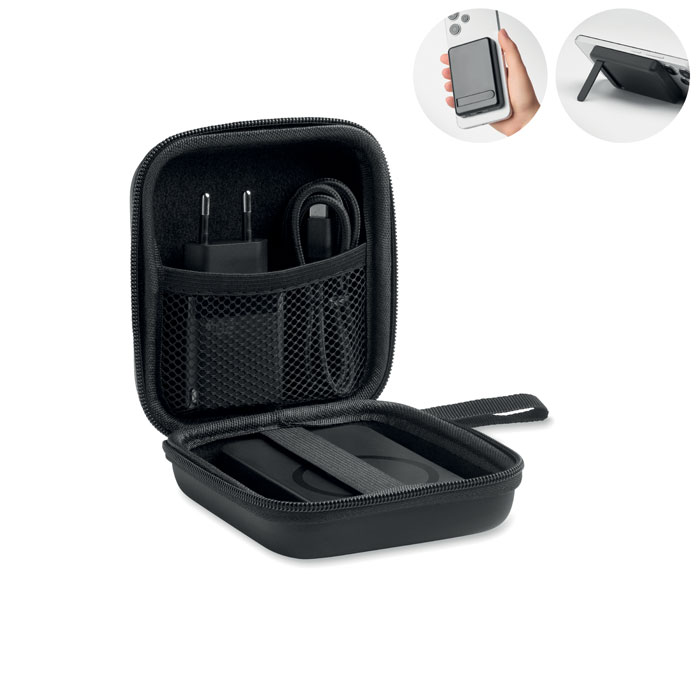 [MO3177-03] Set di powerbank da 5000mAh (Nero)