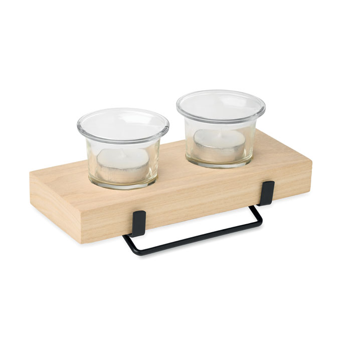 [MO3114-40] Set di portacandele con supporto