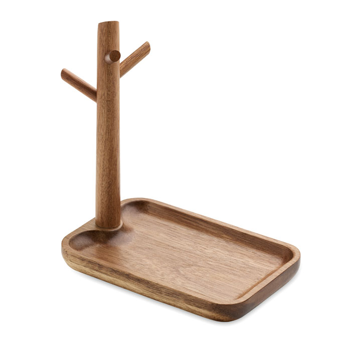[MO3109-40] Portachiavi in legno d'acacia