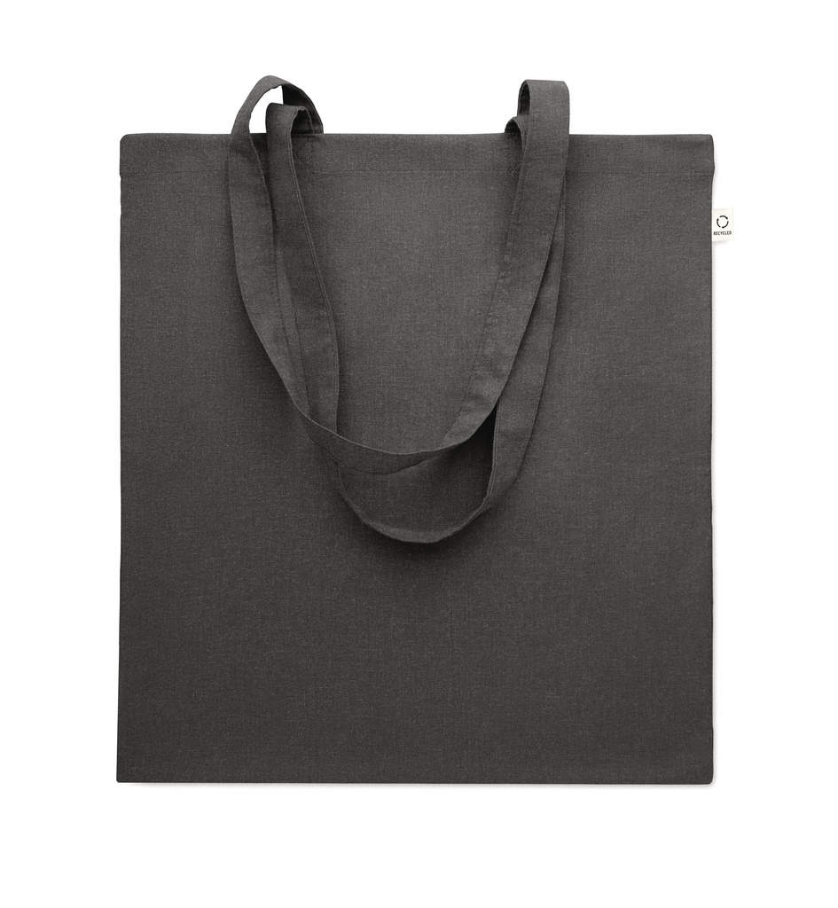 [MO2302-03] Borsa della spesa in cotone riciclato (Nero)