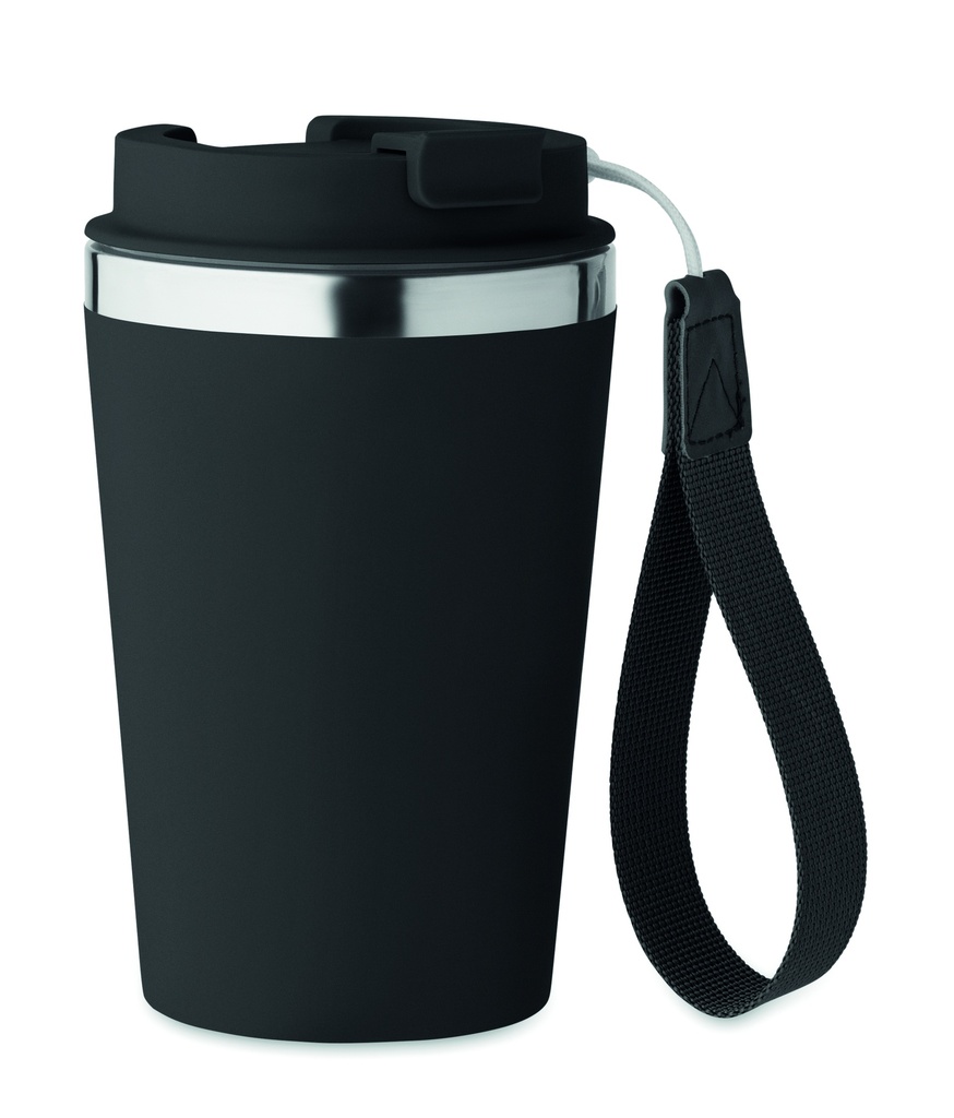 [MO2317-03] Bicchiere a doppia parete da 350 ml (Nero)